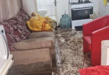 Mais de 30 casas são afetadas por enxurrada após fortes chuvas em Tangará