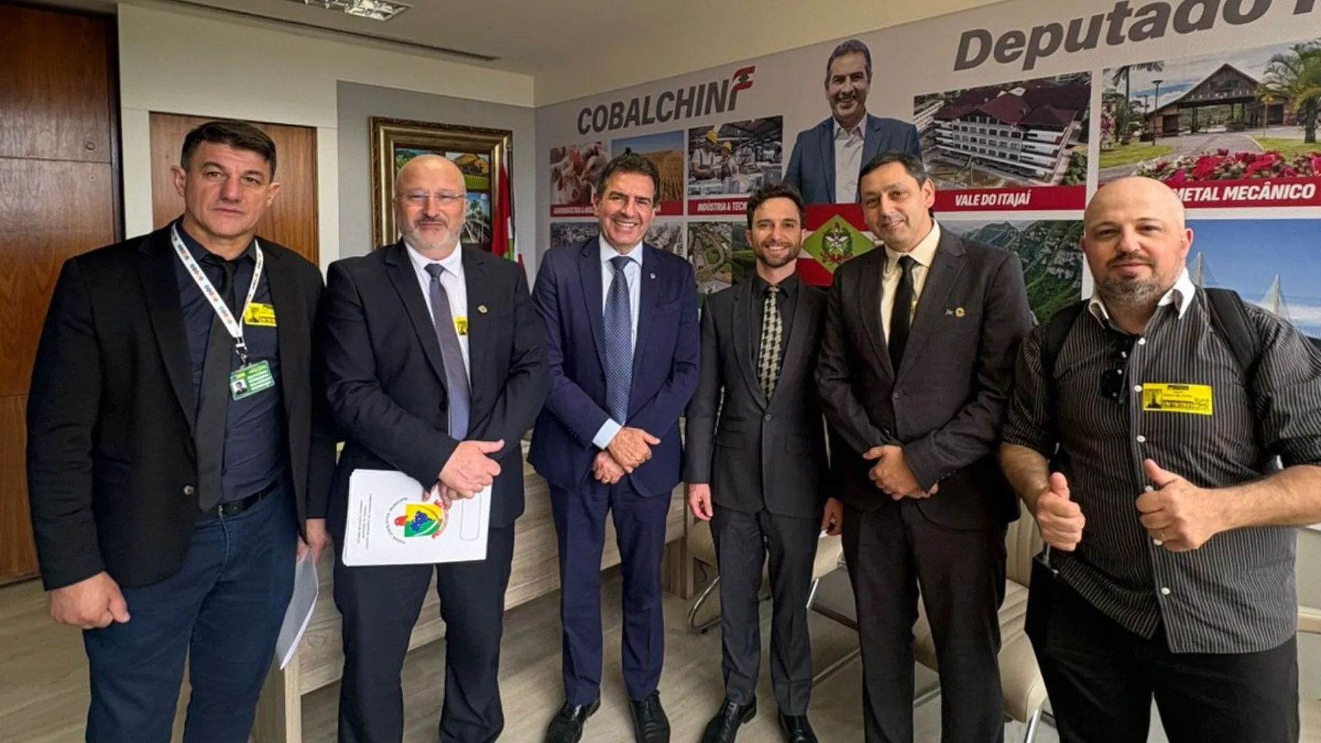 Vereadores de Videira cumprem agenda em Brasília em busca de recursos para o município