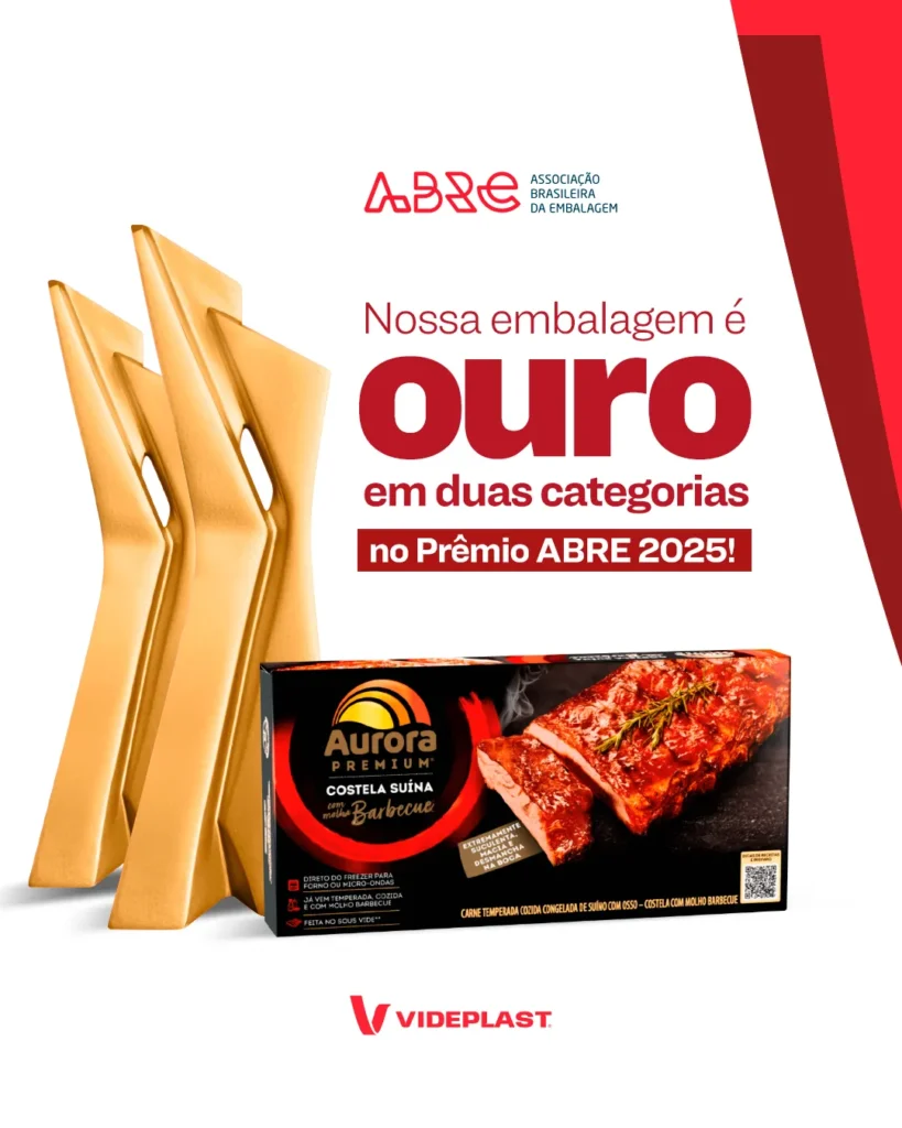 Videplast leva Ouro em duas categorias no Prêmio ABRE 2025