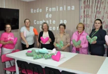 Rede Feminina de Combate ao Câncer recebe corações solidários