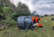 Mulher morre e quatro pessoas ficam feridas em acidente em Lages