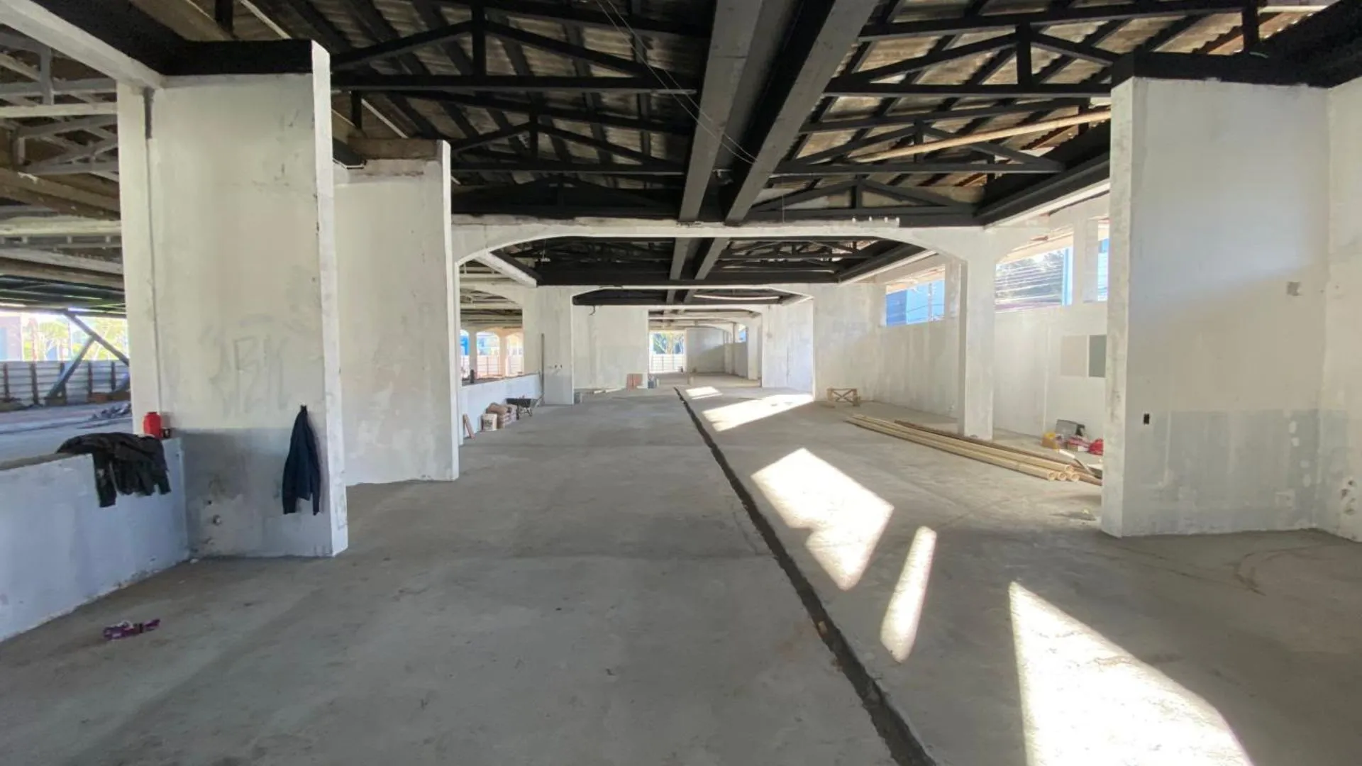 Obras do Mercado Público de Caçador ultrapassam 50%