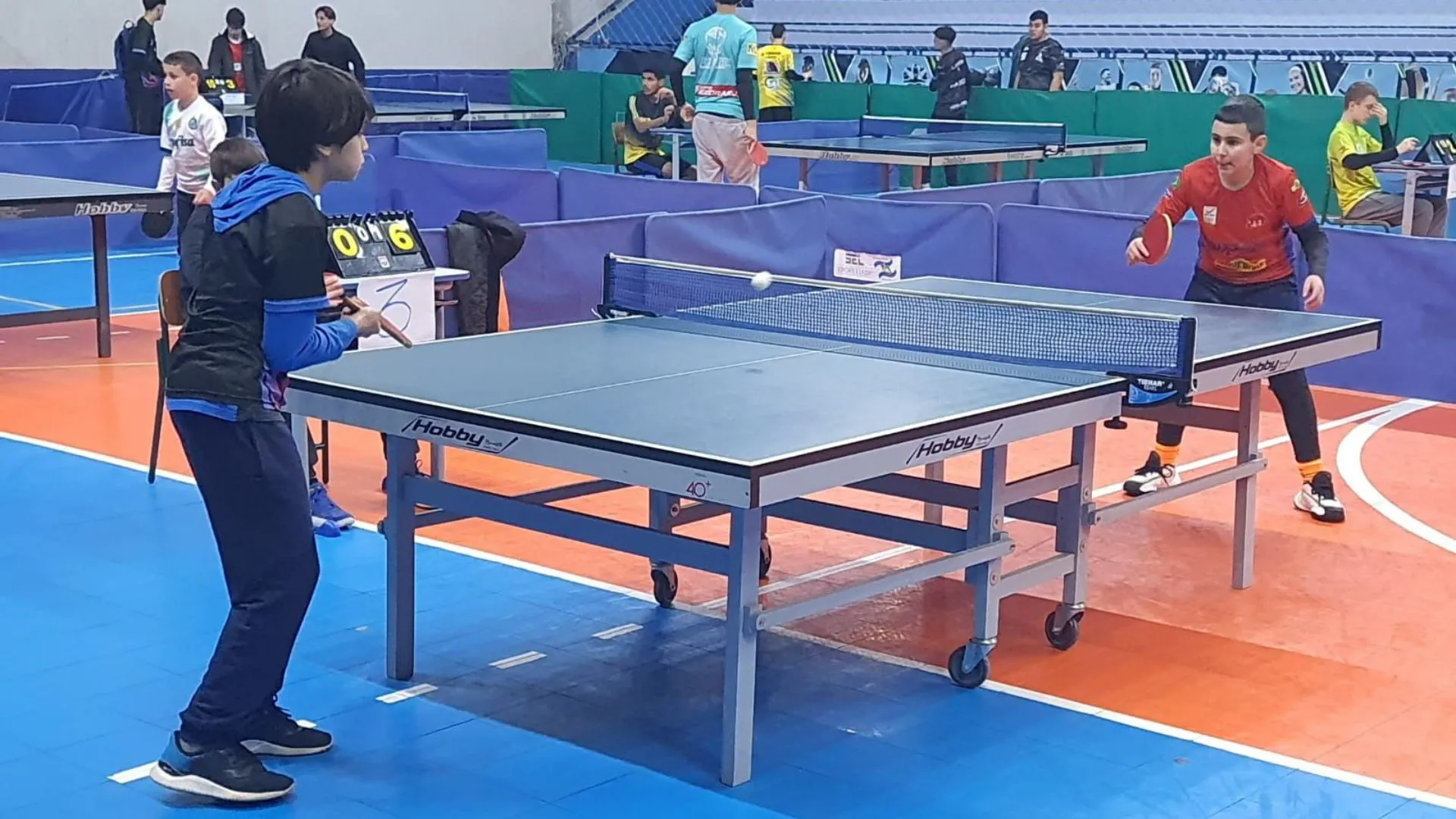 Caçador realiza 1ª Etapa do Campeonato Municipal de Tênis de Mesa