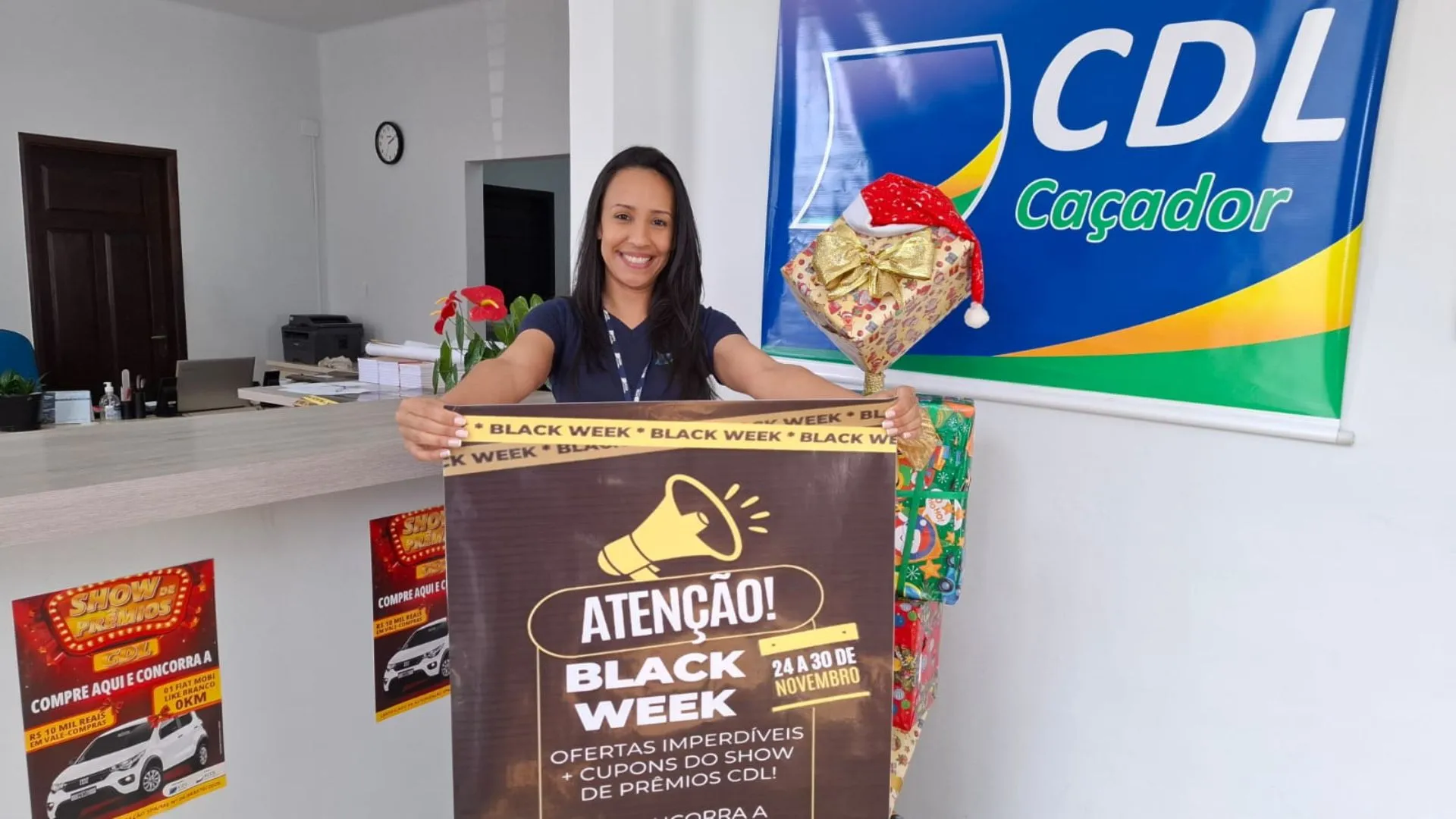 CDL Caçador lança Black Week com promoções no comércio
