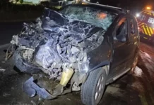 Grave acidente na BR-282 resulta em morte de motorista de 53 anos