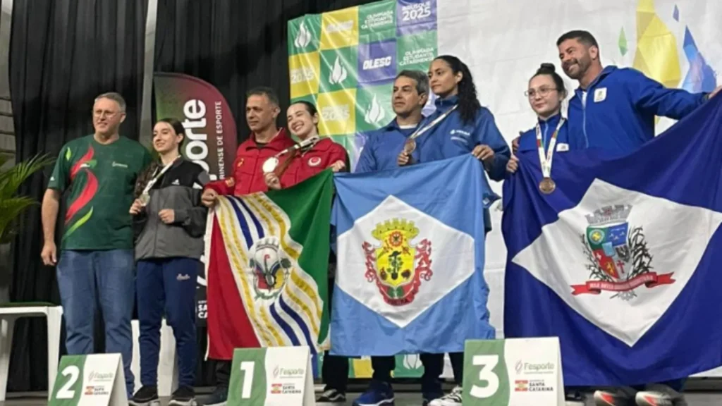 Karateca de Videira garante terceiro lugar na Olesc