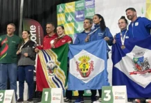 Karateca de Videira garante terceiro lugar na Olesc