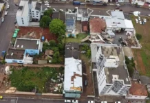 Mais de 300 casas e comércios foram atingidas pelo tornado em Xanxerê