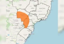 Oeste catarinense em alerta: Inmet prevê chuvas fortes e ventos de até 100km