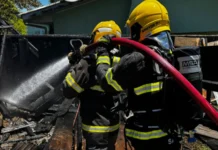 Incêndio em residência assusta moradores em Campos Novos