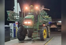 Homem embriagado é preso após perseguição com máquina agrícola em Fraiburgo