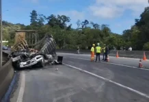 Seis vítimas de acidente na BR-376 seguem em observação em hospitais de SC