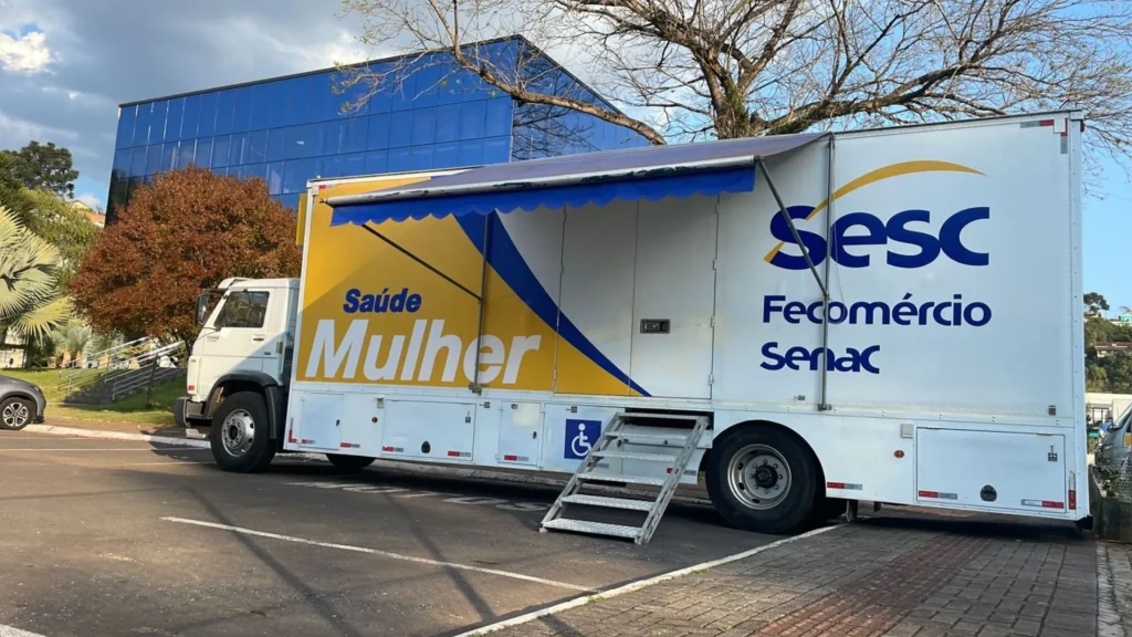 Unidade Móvel Sesc Saúde Mulher realiza mais de 940 exames em Videira
