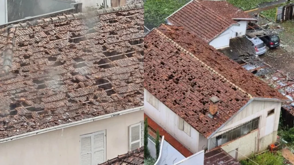 Passa de 150 o número de feridos após temporal de granizo devastar Erechim