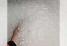 Forte chuva de granizo destrói lavouras e causa prejuízos em Canoinhas