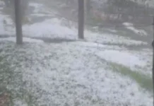 Granizo atinge Alto Vale do Itajaí e provoca estragos em várias cidades