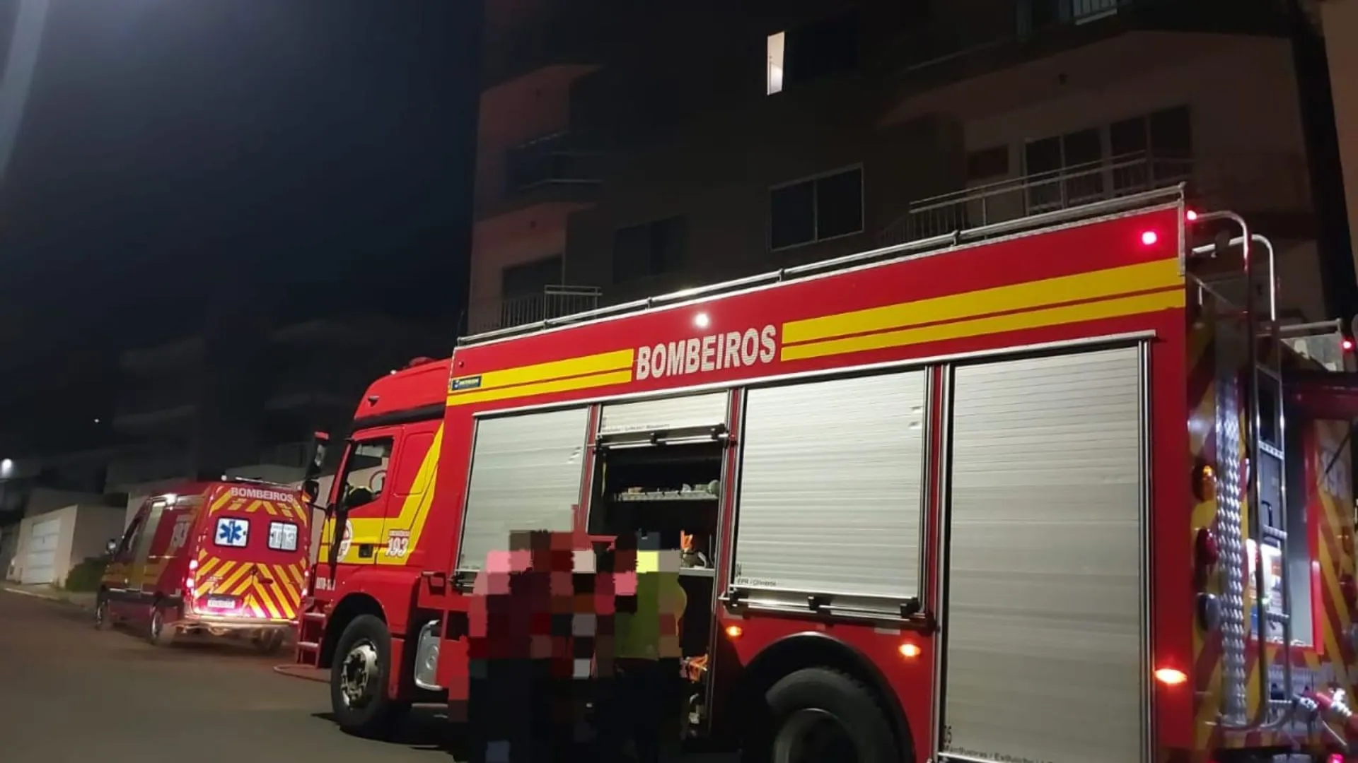 Vazamento de gasolina causa grande susto em prédio de Videira