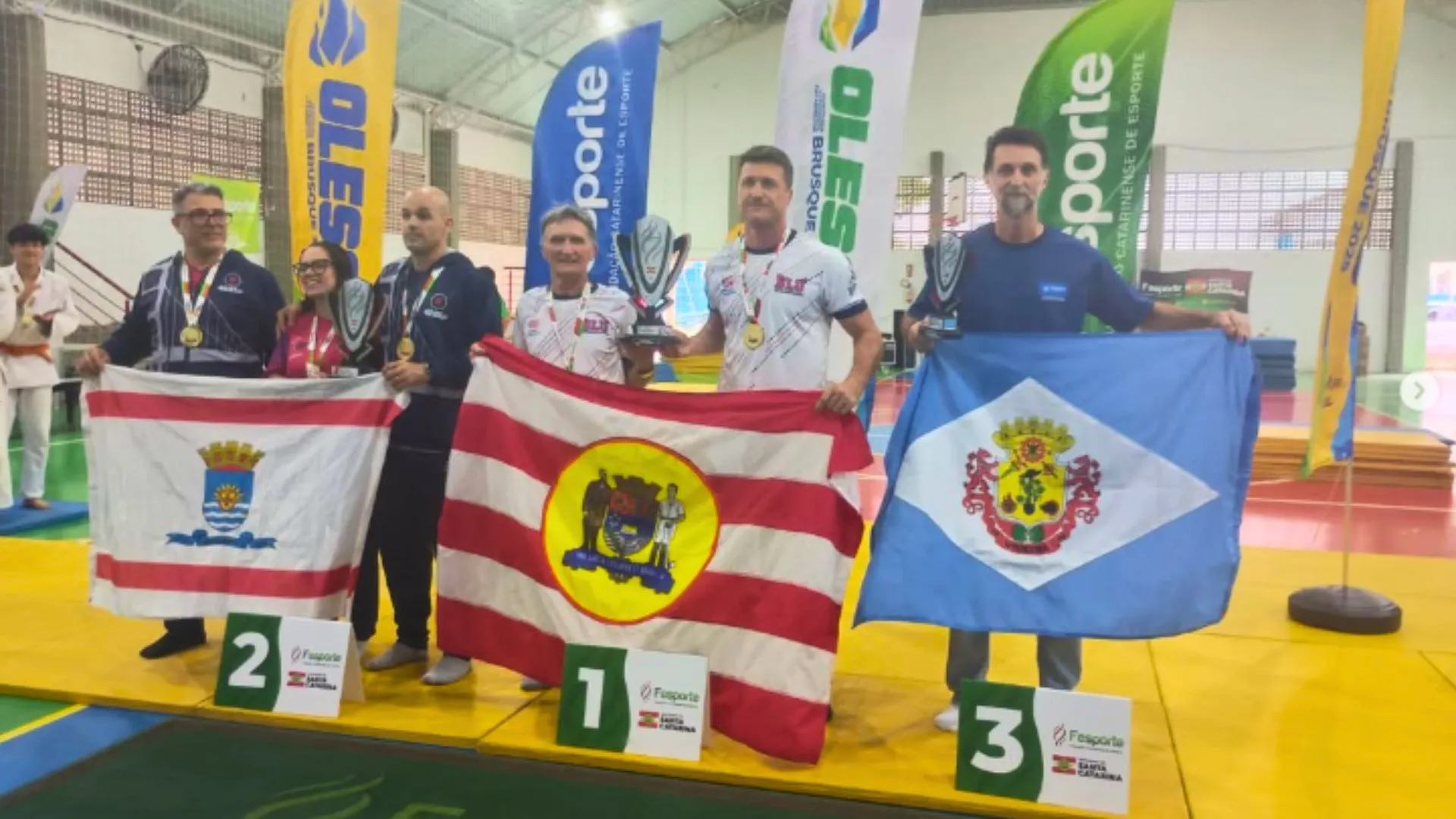 Judô de Videira conquista o terceiro lugar na OLESC