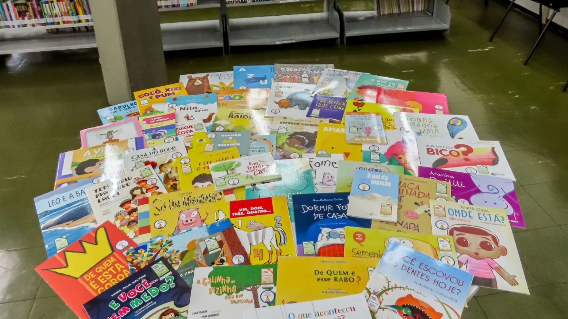 Biblioteca Municipal de Videira recebe mais de 190 novos livros infantis