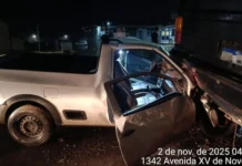 Colisão entre carro e ônibus deixa um ferido em Santa Cecília