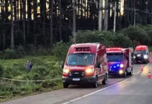 Motorista morre após capotamento em ribanceira na SC-350