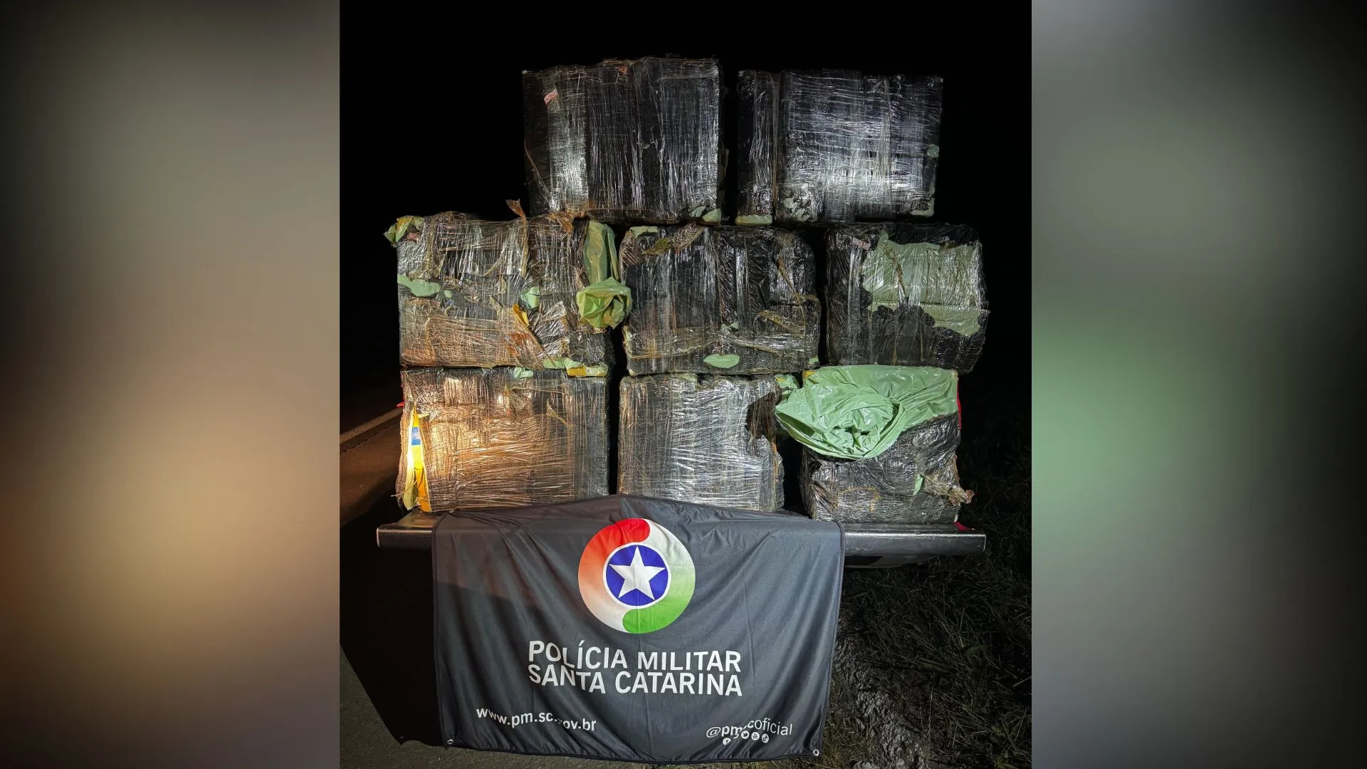 PMRv apreende 270 kg de maconha em Água Doce