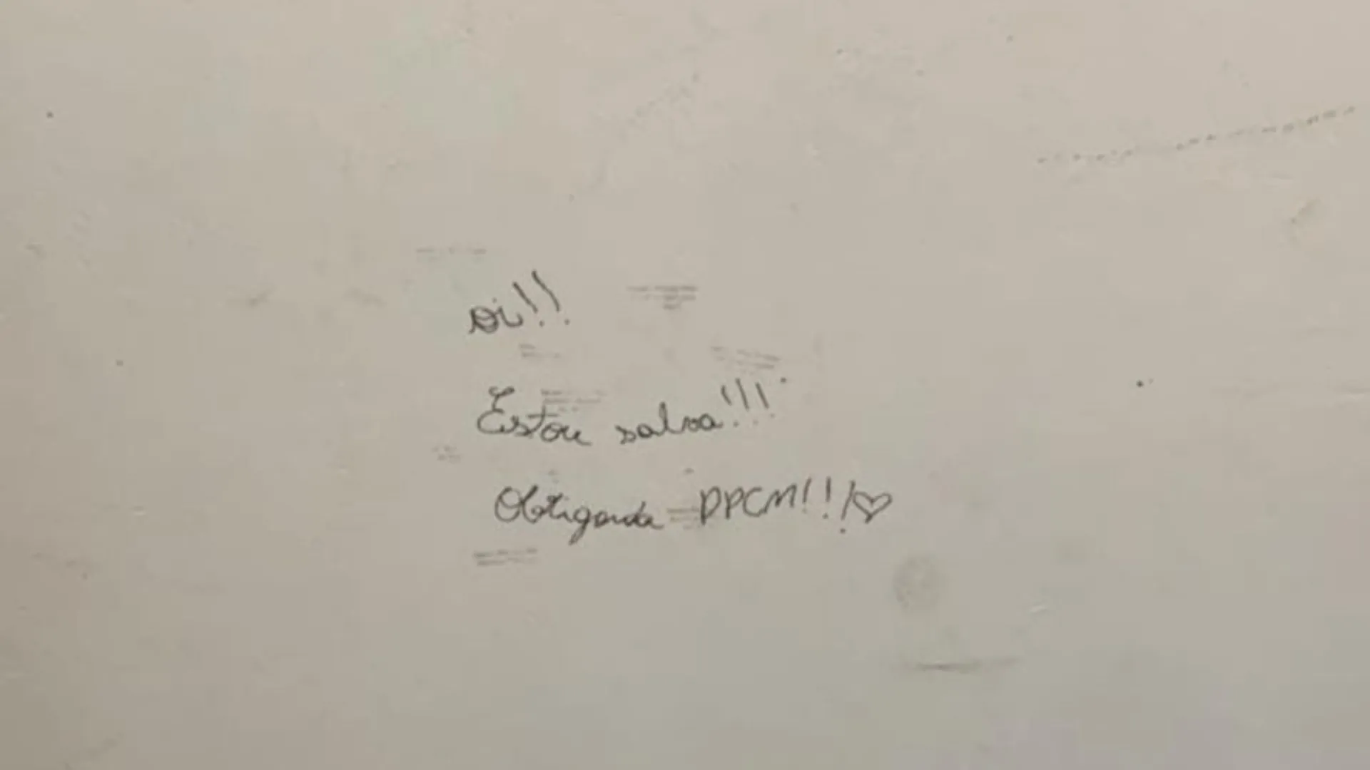 “Oi, estou salva”: mensagem de criança emociona policiais em Chapecó