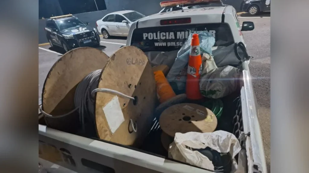 Trio é preso por furto qualificado em empresa de Caçador