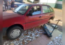 Veículo é furtado em frente a residência em Caçador