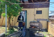 Incêndio atinge residência no bairro Bom Jesus