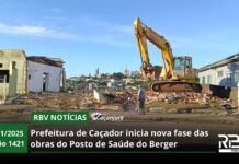 RBV Notícias Caçador – 12/11/2025 – Edição 1421