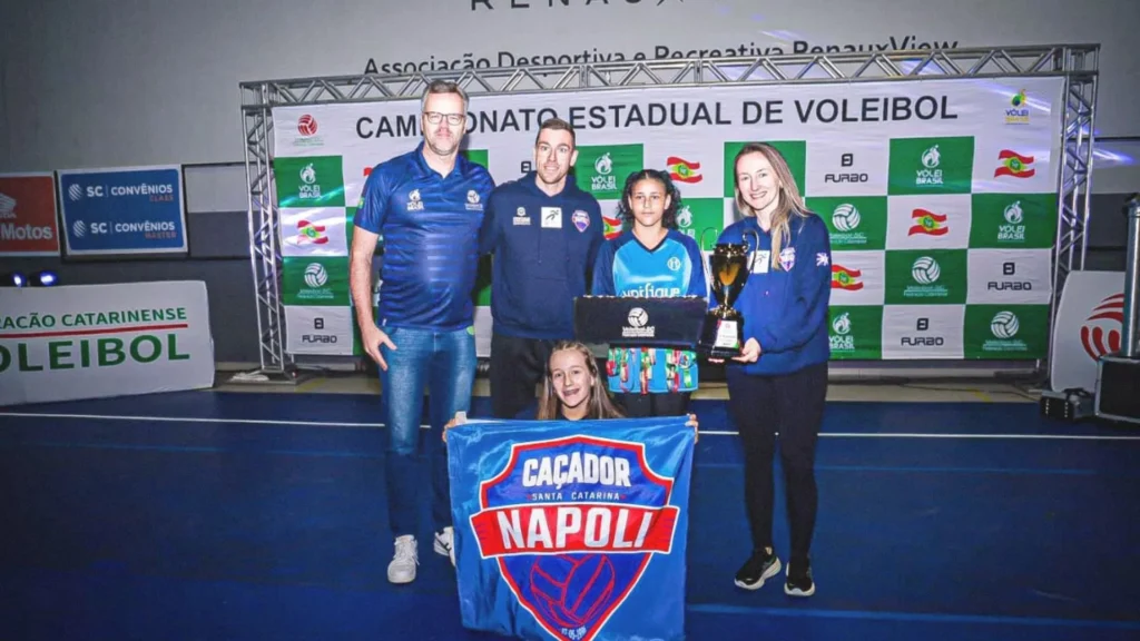Napoli/Caçador recebe premiação de 3º lugar no Estadual