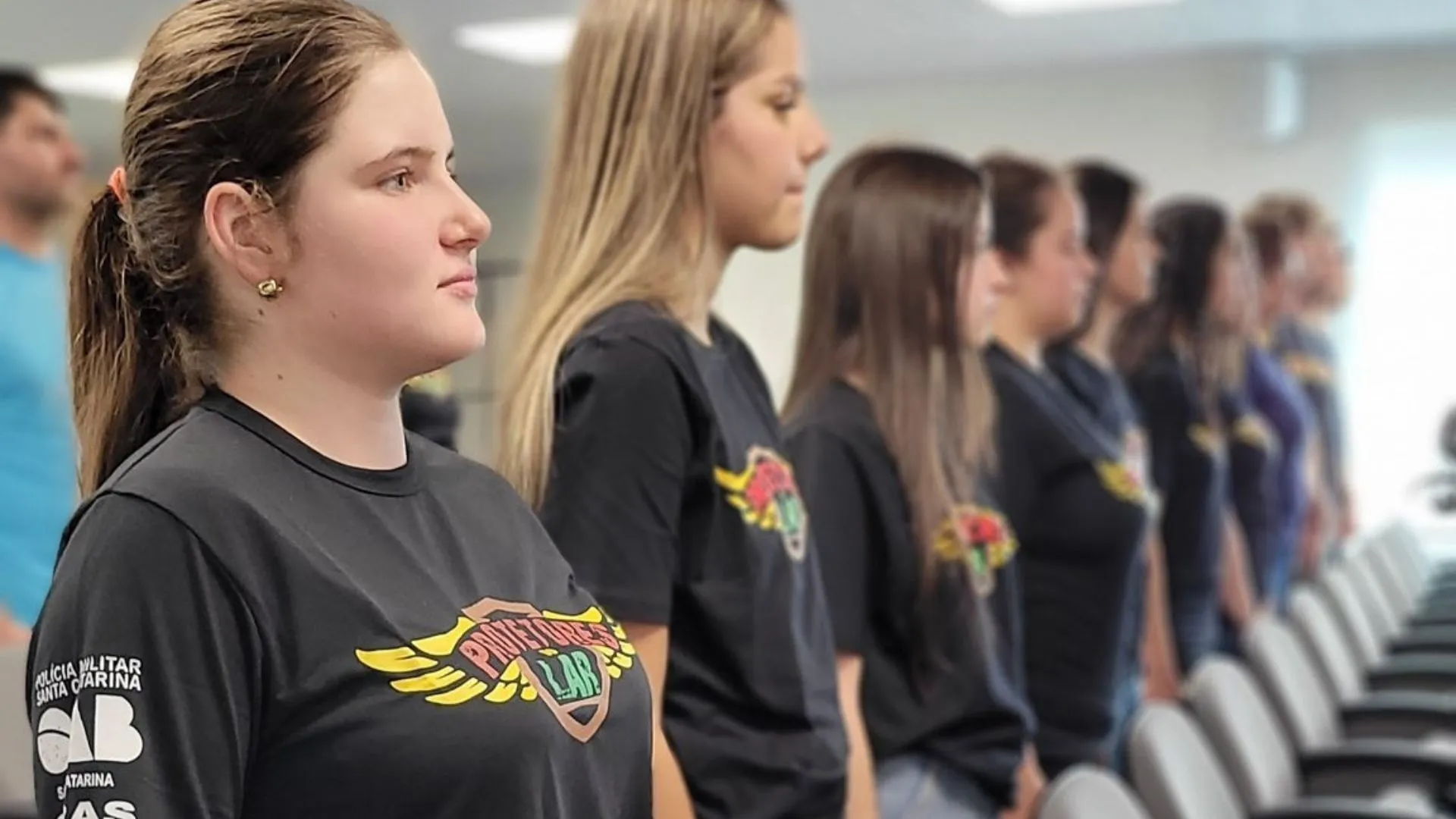 Formatura do Protetores do Lar reúne jovens em Caçador