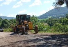 Arroio Trinta investe em manutenção de estradas vicinais e turismo local
