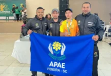 Atletas da APAE de Videira representarão SC na Olimpíada Nacional das APAEs