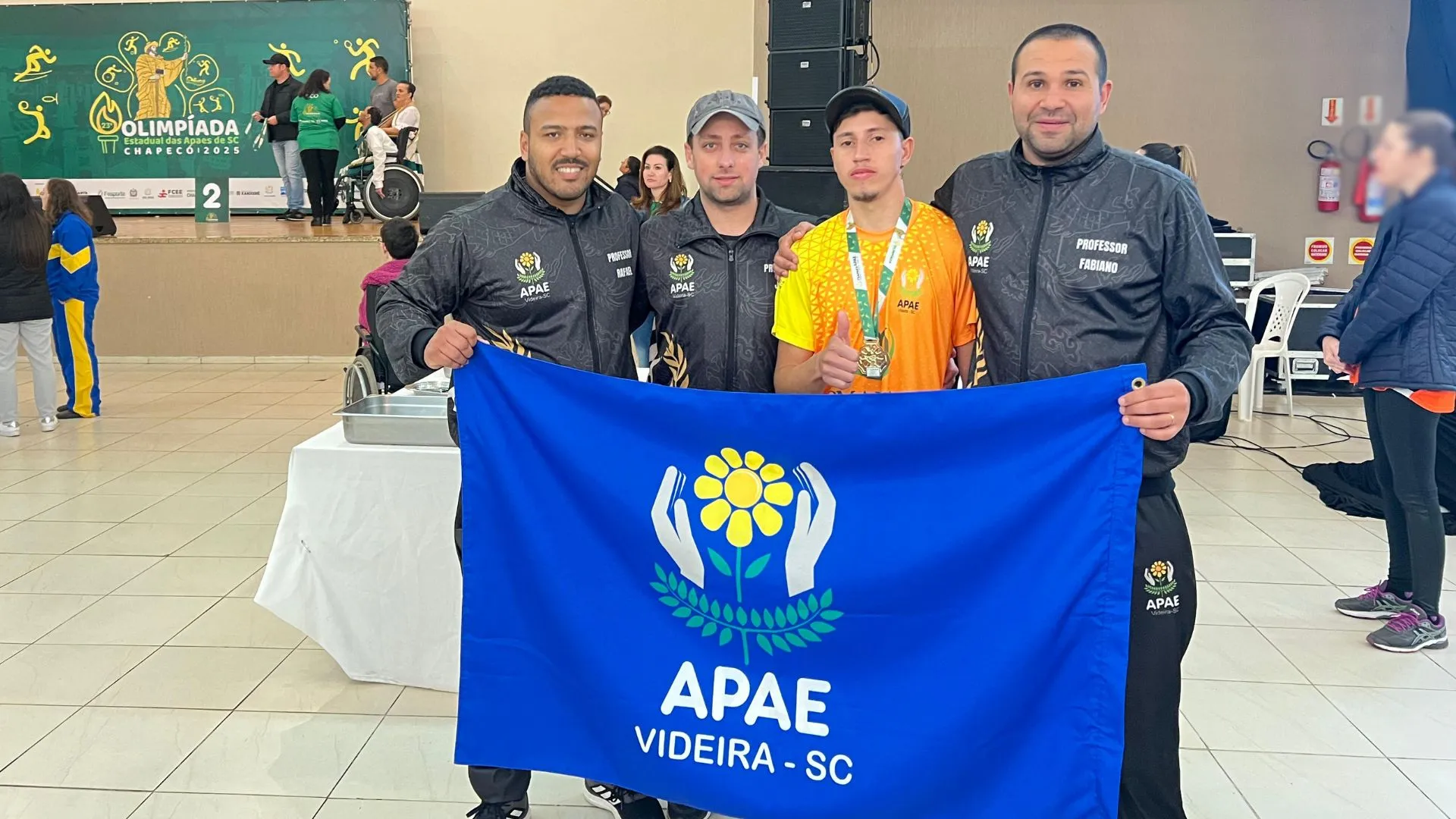 Atletas da APAE de Videira representarão SC na Olimpíada Nacional das APAEs