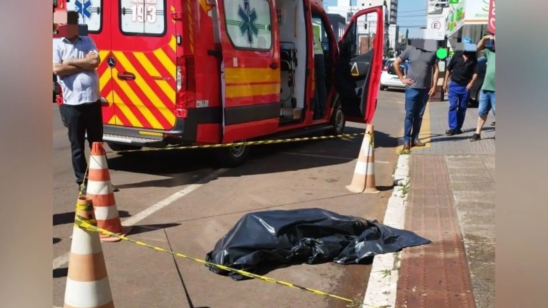 Trabalhador morre ao cair do terceiro andar de prédio em Campos Novos