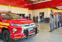 Corpo de Bombeiros de Tangará recebe nova camionete para reforçar atendimento de emergências