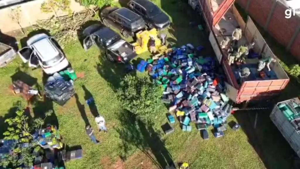 Paraguai apreende mais de 89 toneladas de maconha na fronteira com o Paraná