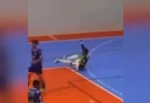 Goleiro de Caçador fratura perna em jogo da Liga Catarinense Sub-18