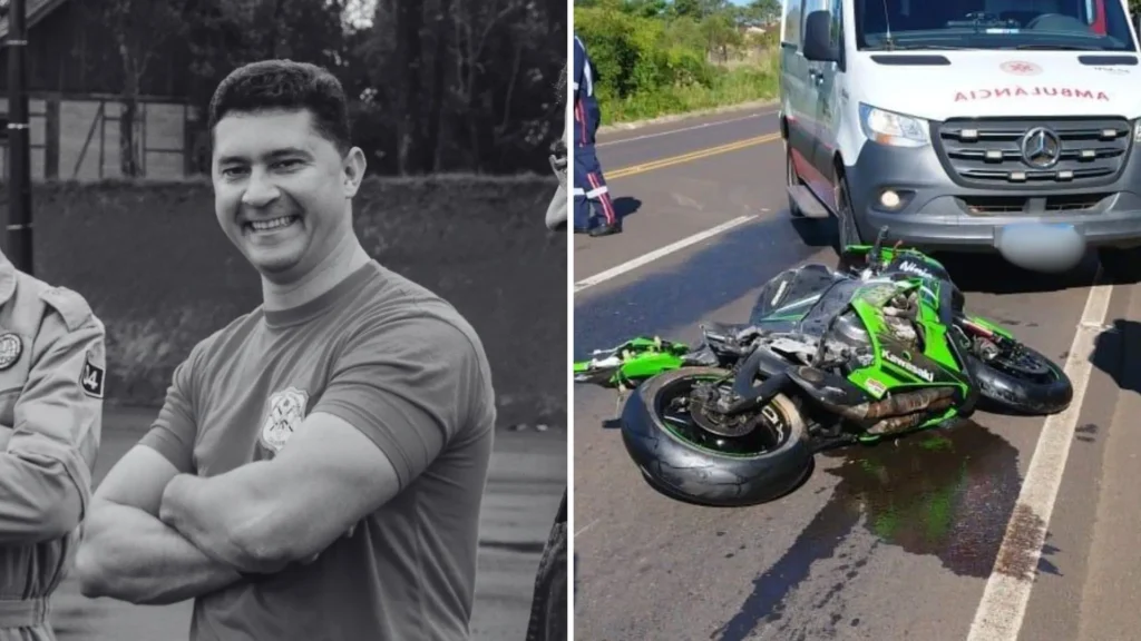Grave acidente de moto na SC-135 termina com morte de bombeiro voluntário