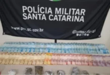 PM de Videira apreende mais de 500g de drogas e 34 comprimidos de ecstasy