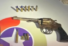 PM apreende arma e munições após denúncia de disparos em Caçador