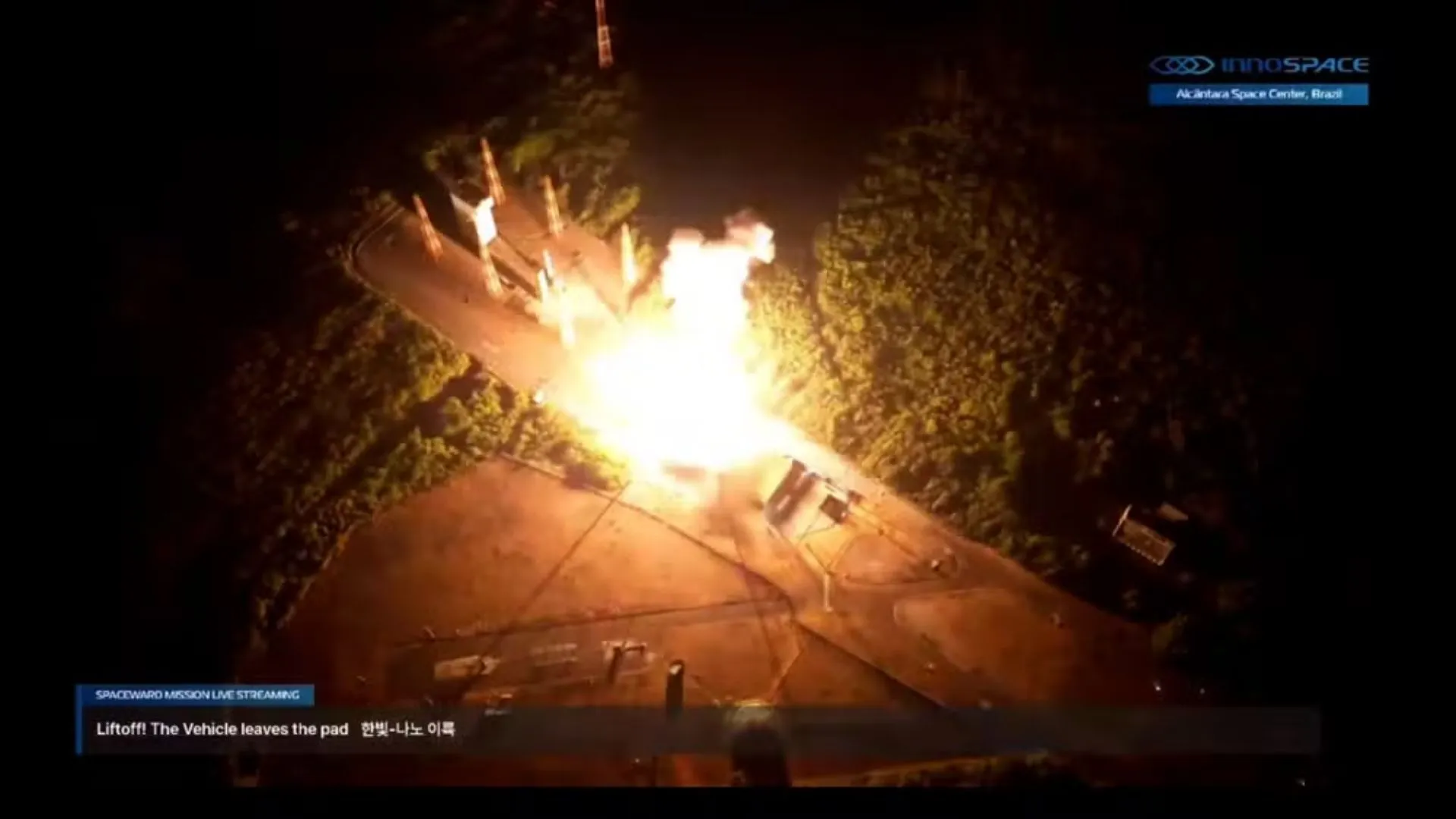 Primeiro foguete comercial do Brasil explode após decolagem