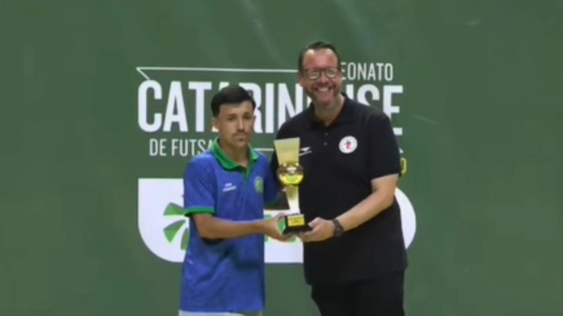 Atleta videirense é eleito Revelação do Catarinense de Futsal Série Ouro