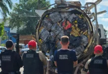 Caminhão do leite é apreendido com seis toneladas de maconha em SC