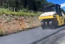 Caçador ultrapassa 30 km de asfalto no interior com programa Integração do Campo