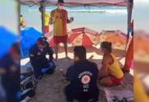 Turista chinês morre no mar de SC