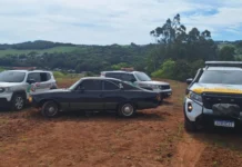 Policial a caminho do trabalho encontra carro furtado e prende suspeito no Oeste de SC