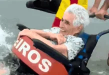 Idosa de 96 anos realiza sonho e conhece o mar pela primeira vez